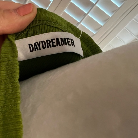 NWT Daydreamer x Free People collaboration Rose Pointelle Tee - Picture 3 of 8